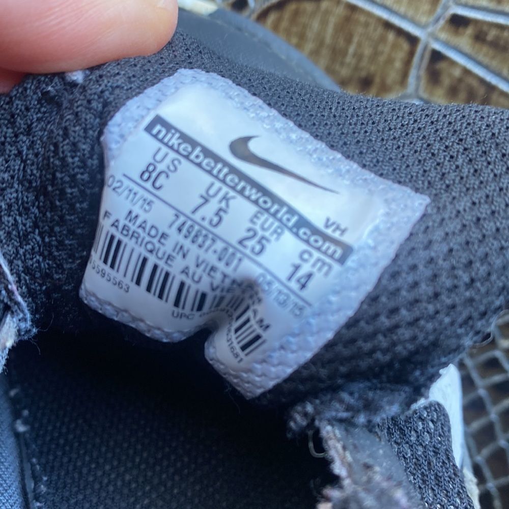 Nike Boys shoes black 8C - Picture 5 of 5